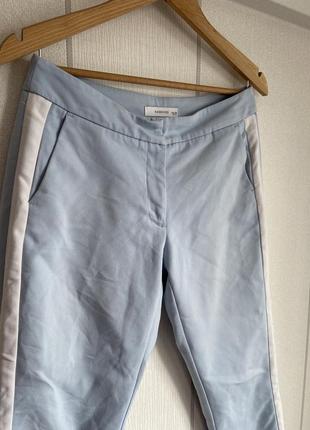Жіночі блакитні брюки4 фото
