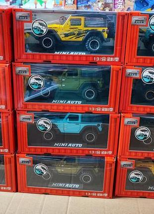 Масштабная модель jeep rubicon металл 1:328 фото