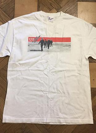 Винтажная футболка мерч u2