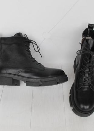 Зимние кожаные ботинки, сапоги 40размера