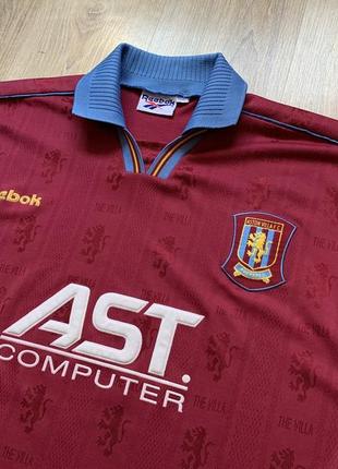 Мужская ретро винтажная футбольная джерси reebok aston villa 1995/963 фото