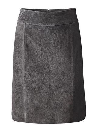 Роскошная стильная женская кожаная юбка, юбка от tcm tchibo (чибо), нимечевина, s-m3 фото