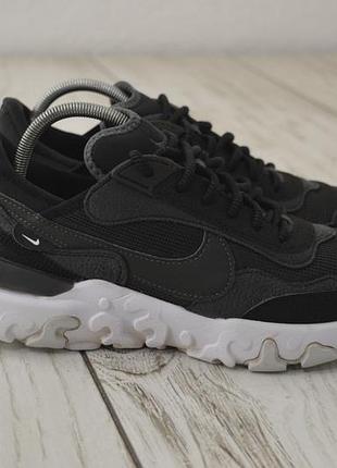 Nike react крутые женские кроссовки черного цвета оригинал 38 размер