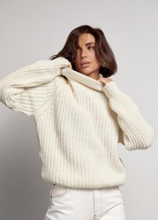 Женский свитер с рукавами реглан6 фото