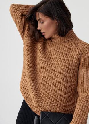 Женский свитер с рукавами реглан5 фото
