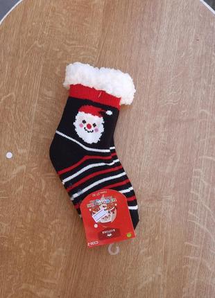 Шкарпетки носки вовна овчина з тормозками1 фото