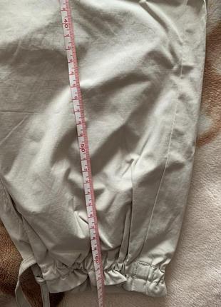 Хлопковые плотные женские бриджи . длинные шорты. бежевые бриджи6 фото