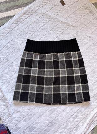 Юбка шерсть zara asos