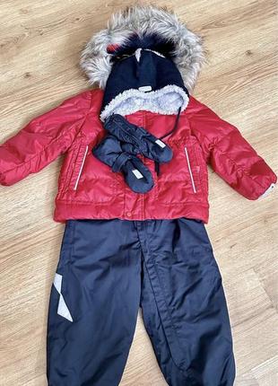 Зимний комбинезон, курточка, аксессуары3 фото
