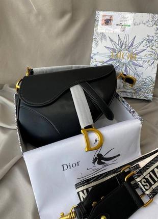 Сумка dior saddle black