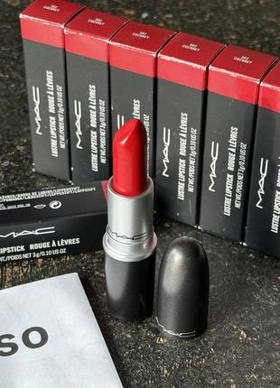 Помада mac - lustre lipstick - оттенок 502 cockney