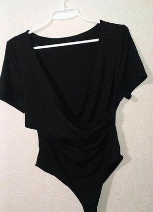 Боді в рубчик на запах від shein