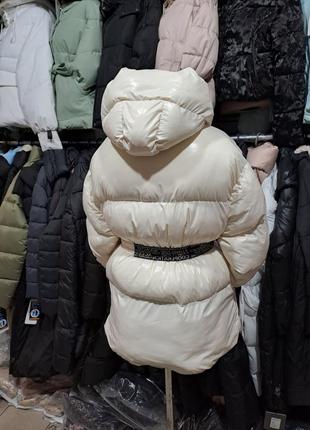 Зимняя удлиненная куртка оверсайз9 фото