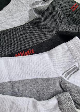 Чоловічі шкарпетки, короткі із сіточкою. розмір 41-44. колір чорний, сірий, білий. опт5 фото
