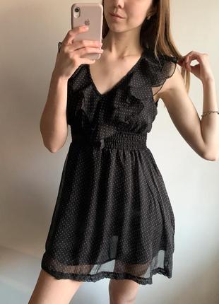 Легкое платье в горошек carla el milas2 фото