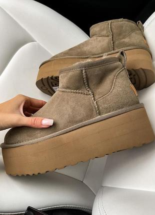 Уггі угги уги угі ugg ultra mini platform khaki