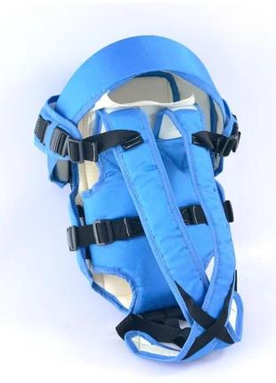 Гр рюкзак-кенгуру №8 - 201470 (1) лежачи, колір синій. призначений для дітей з двомісячного віку