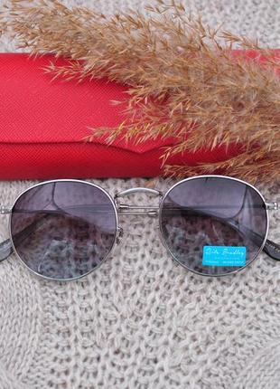 Фирменные солнцезащитные круглые очки rita bradley polarized окуляри3 фото