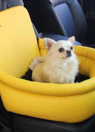 Автокрісло для собак sport lemon s - 40x40x20x45см