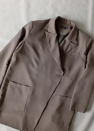 Широкий длинный блейзер пиджак жакет оверсайз