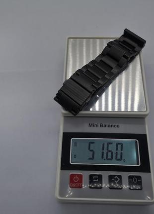 Титановый браслет для часов 18 мм. матовый7 фото