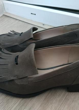 Туфли clarks р.38-38.5 кожа1 фото