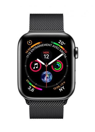 Ремінець milanese looop миланське плетіння для apple watch 38 / 40 / 42 / 44 мм series2 фото