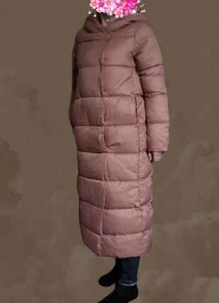 Нове довге пальто зима біопух reserved