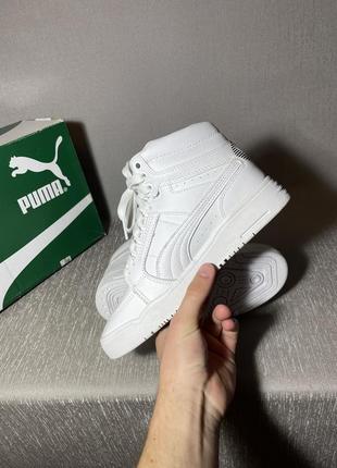 Высокие кожаные кроссовки puma slipstream6 фото