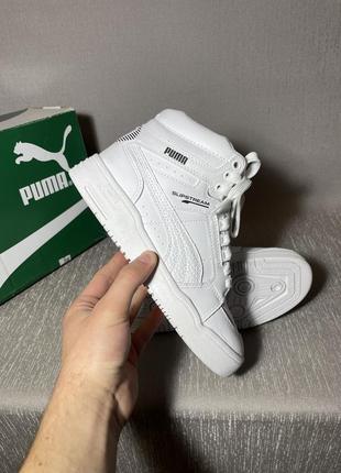 Высокие кожаные кроссовки puma slipstream8 фото