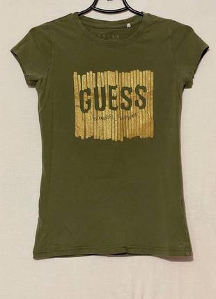 Женская футболка guess1 фото