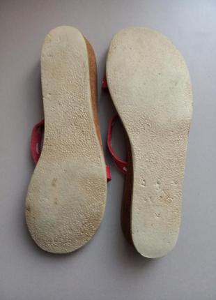 Шльопанці босоніжки menorca (40) з натуральної шкіри оригінал невагомі10 фото
