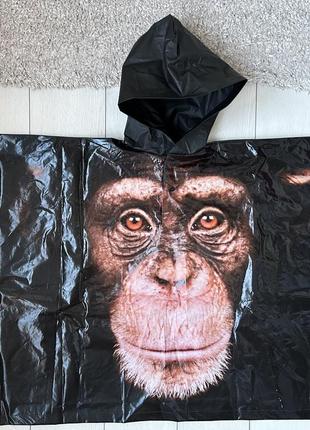 Дитячий пончо дощовик на кнопках в подарунок