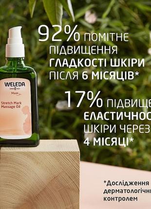 Weleda олія для профілактики розтяжок, флакон з дозатором7 фото