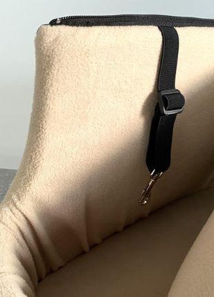 Сумка переноска для собак та котів city elegant brown m - 43х27х32см5 фото