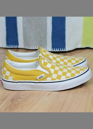 Слипоны мокасины кеды vans checkerboard classic оригинал 36 р. 23 см.