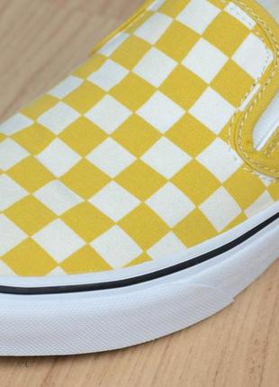 Слипоны мокасины кеды vans checkerboard classic оригинал 36 р. 23 см.8 фото