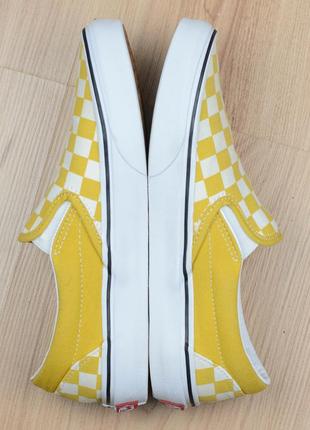 Слипоны мокасины кеды vans checkerboard classic оригинал 36 р. 23 см.7 фото