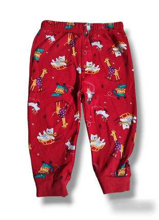 Детские трикотажные брюки с манжетами