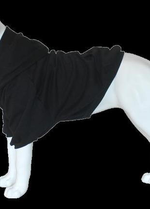 Худі для собак оверсайз з капюшоном тепле black xs-7xl 3xl3 фото