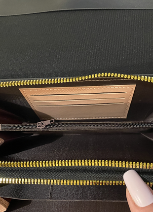19 см нова сумка гаманець через плече чорна жіноча кошелек клатч8 фото
