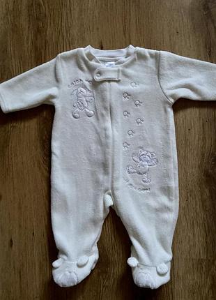 Флисовый человечек для новорожденного от next