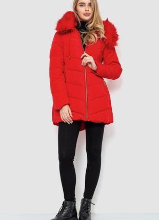 Куртка женская демисезонная, цвет красный2 фото
