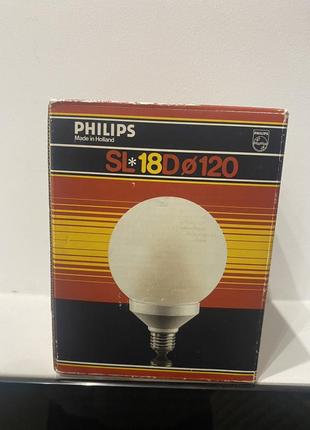 Philips led 18 w g120 лампа економна шар глоба