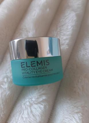 Восстанавливающий лифтинг-крем для глаз elemis pro-collagen vitality eye cream 15ml