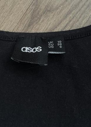 Платье по фигуре asos m Черное4 фото