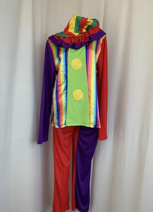 Клоун костюм карнавальный