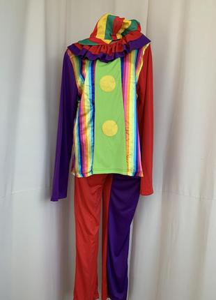 Клоун костюм карнавальный2 фото