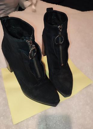 Замшеві ботінки утепленні