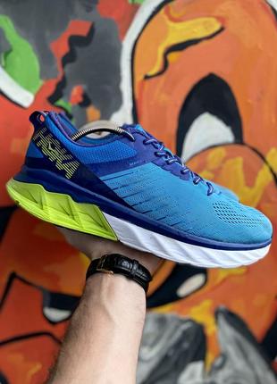 Hoka one one кроссовки 45 размер голубые оригинал